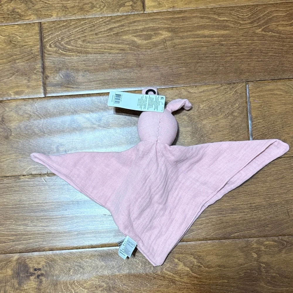 NWT Carter's Blush Pink Bunny Security Lovey
